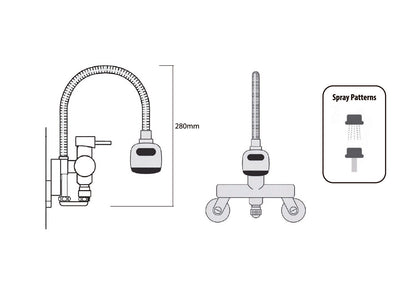 Cobra Mixer With Flexible Spout