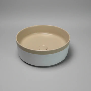 375*375*135mm Color Plus Textured Exterior Finish & Matte Peach Fuzz Interior Finish Above Counter Basin