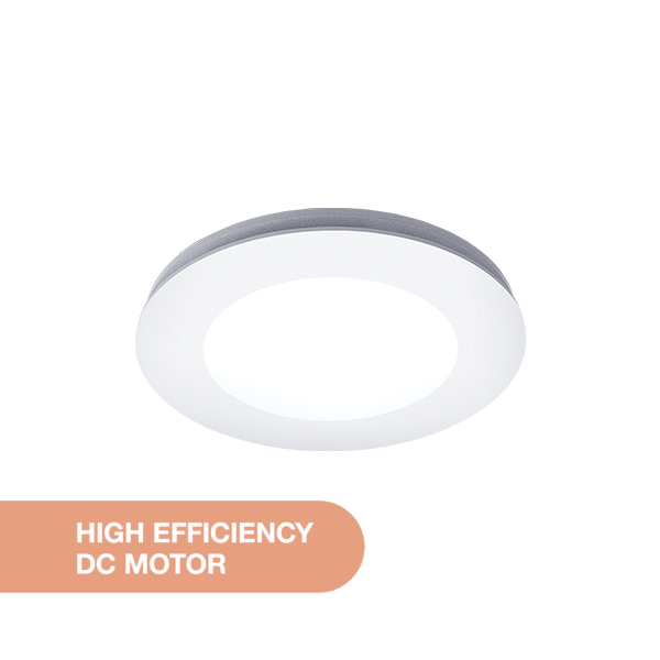 Comet DC Round 240mm Exhaust Fan with 15W Tricolour
LED Light White