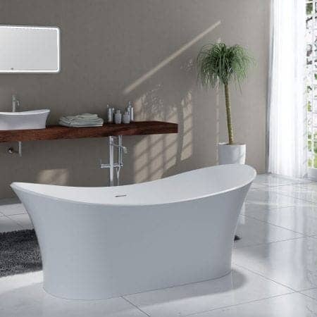 1750mm Pietra Bianca - Crown Freestanding Bathtub