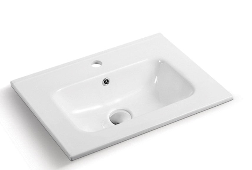 750mm Olivia Ceramic Top - Gloss White
