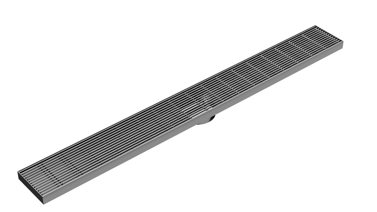 Ezyflow 900mm Heelguard Linear Waste DN89 - Gunmetal