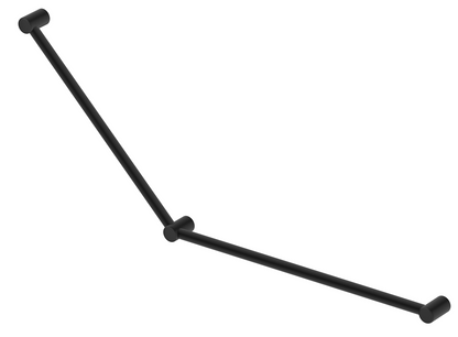 DDA 750x900mm - 45 Degree Grab Rail - Black