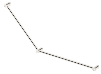 DDA 750x900mm - 45 Degree Grab Rail -Brushed Nickel