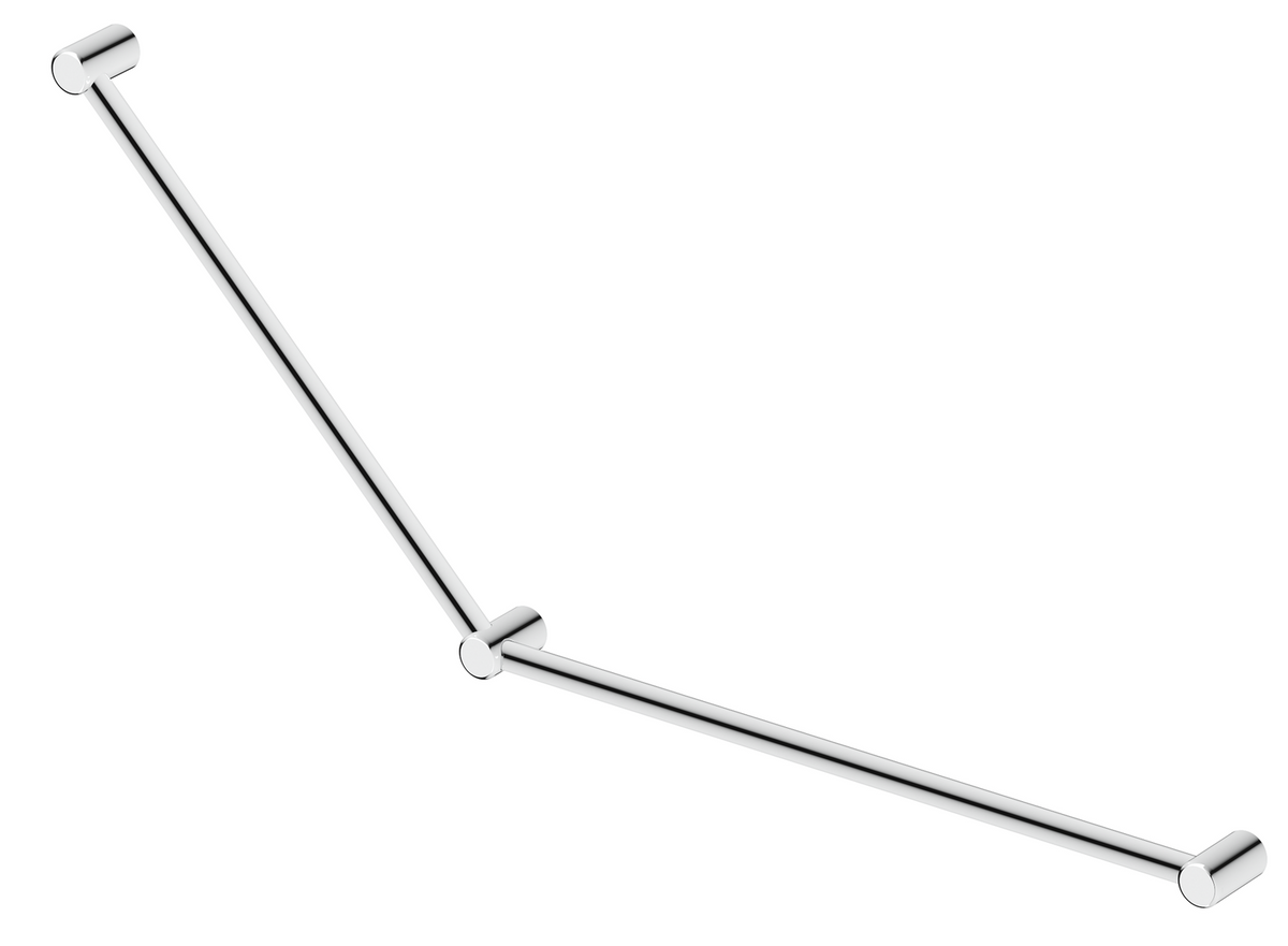 DDA 750x900mm - 45 Degree Grab Rail - Chrome