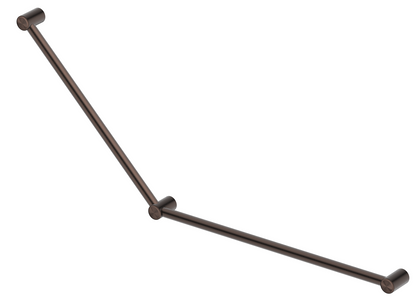 DDA 750x900mm - 45 Degree Grab Rail - Dusk Bronze