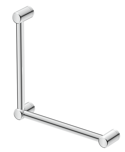 DDA 450x450mm - 90 Degree Grab Rail - Chrome