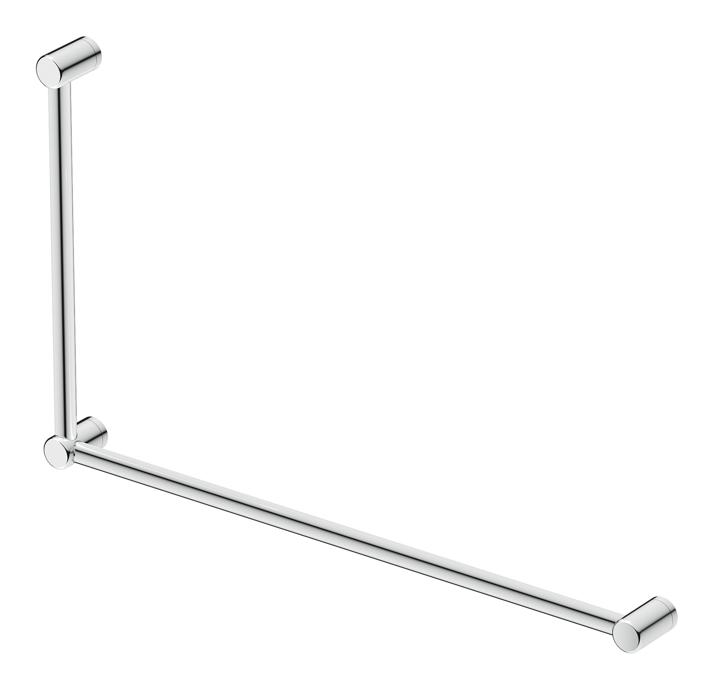 DDA 600x1000mm - 90 Degree Grab Rail - Chrome