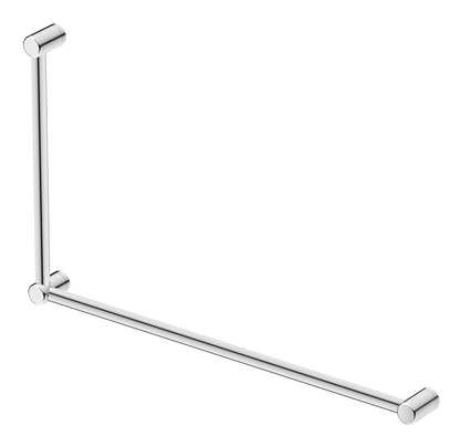 DDA 600x1000mm - 90 Degree Grab Rail - Chrome