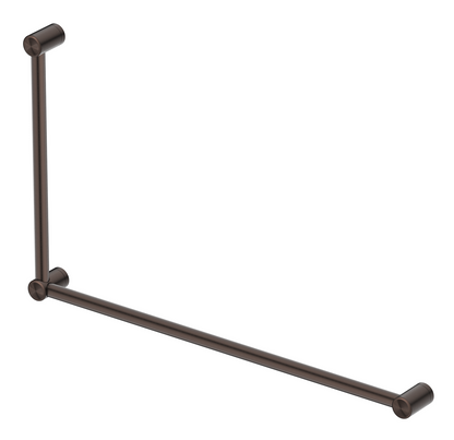 DDA 600x1000mm - 90 Degree Grab Rail - Dusk Bronze