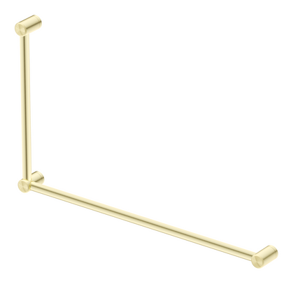 DDA 600x1000mm - 90 Degree Grab Rail - French Gold