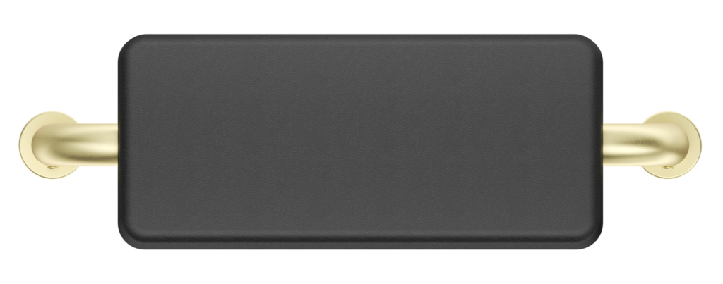DDA Backrest - Black Cushion - French Gold (BOM)