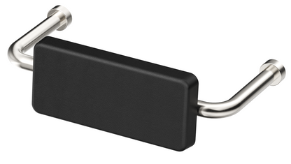 DDA Backrest - Black Cushion - Brushed Nickel (BOM)