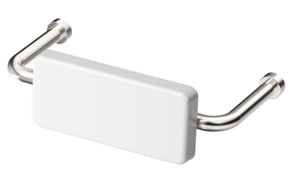 DDA Backrest - White Cushion - Brushed Nickel (BOM)