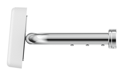 DDA Backrest - White Cushion - Chrome (BOM)