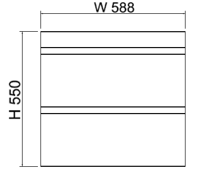Forest Single Bowl Wall Hung Vanity-Light Oak W588xH550xD450mm