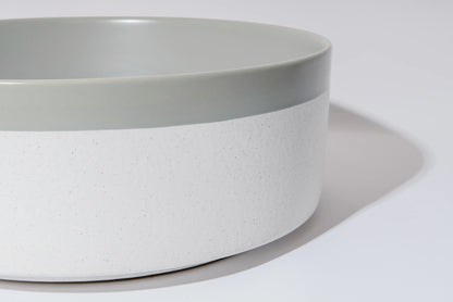 375*375*135mm Color Plus Textured Exterior Finish & Matte Dark Grey Interior Finish Above Counter Basin
