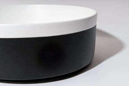 375*375*135mm Color Plus Textured Exterior Finish with Matte Black Edges & Matte Dark Grey Interior Finish Above Counter Basin