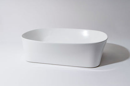 500*360*140mm Gloss White Above Counter Basin