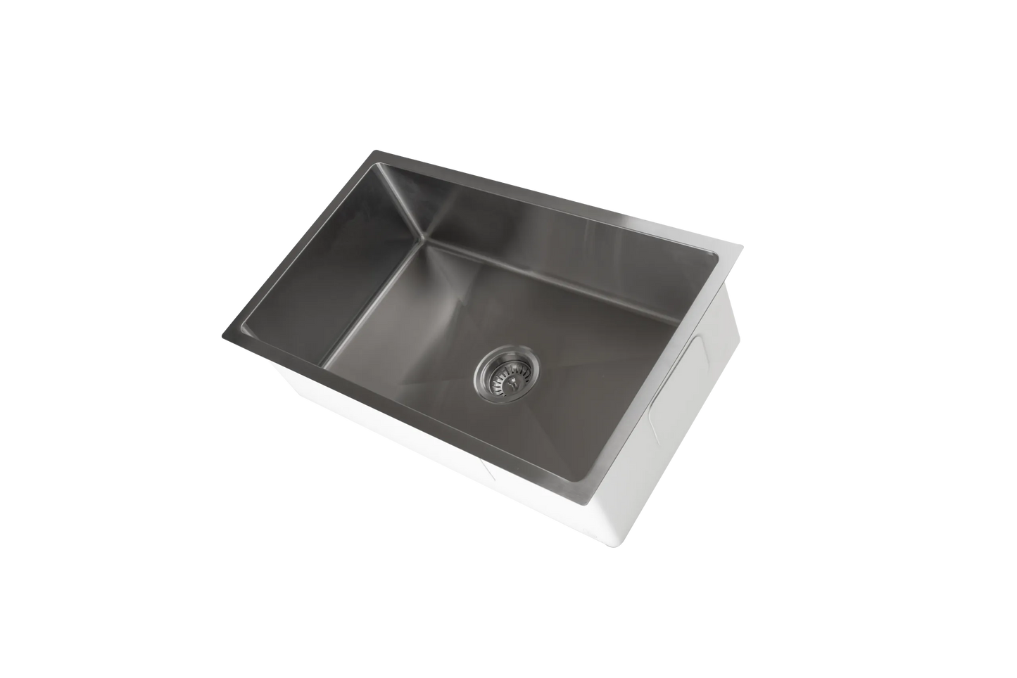 750mm Stainless Steel Kitchen Sink - Single Bowl - Gun Metal