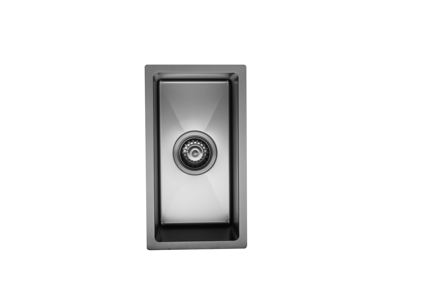 240mm Stainless Steel Kitchen Sink - Single Bowl - Gun Metal