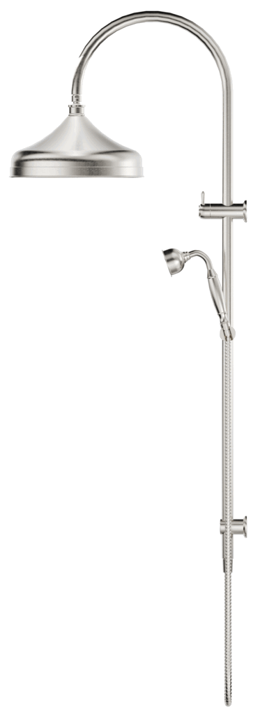 Mica Heritage Dual Shower - Brushed Nickel