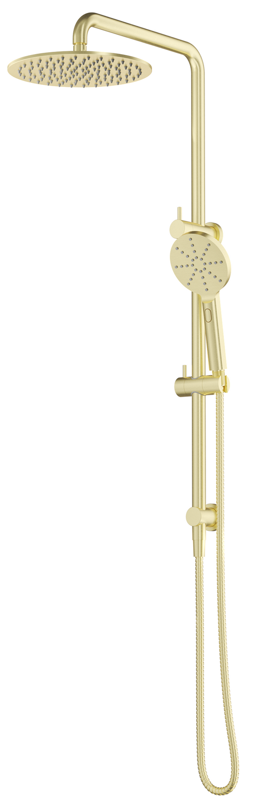 Mica Dual Shower Rail - Round - French Gold