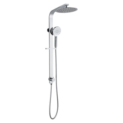 Raco Wide Shower Rail - Bottom Inlet - Round - Chrome