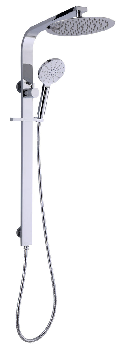 Raco Wide Shower Rail - Top Inlet - Round - Chrome