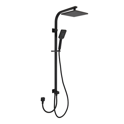 Deko Dual Shower Rail - Retrofit - Black