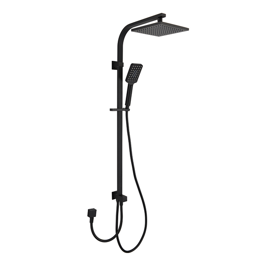 Deko Dual Shower Rail - Retrofit - Black