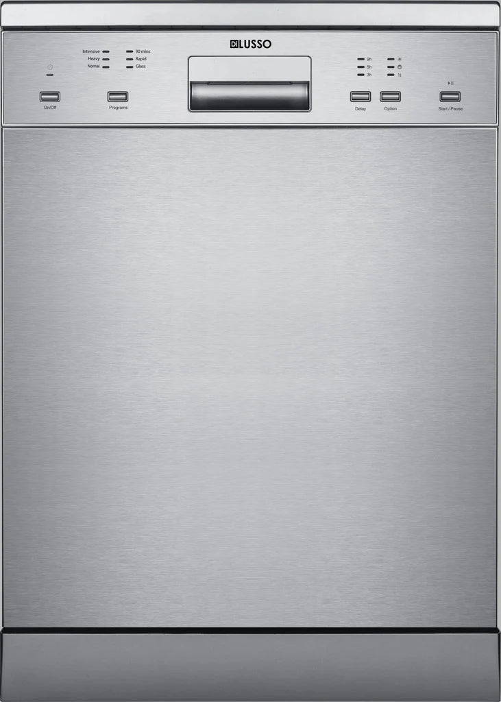 600mm SS Electronic Dishwasher - 12 settings, 4.5 star WELS, 3 star energy