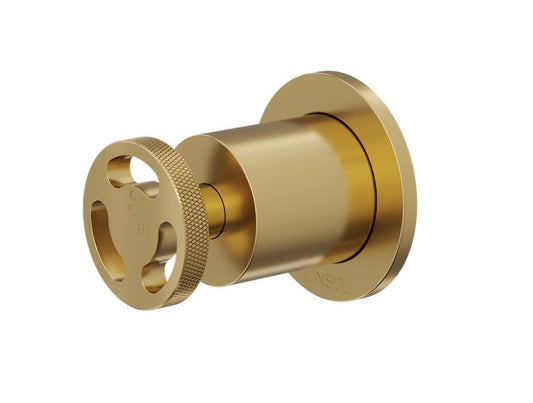 Dynamik Wall Mixer - Brushed Brass