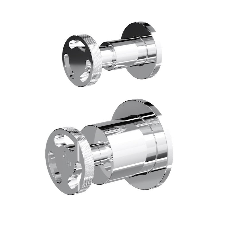 Dynamik 2-Plate Wall Mixer with Divertor - Chrome