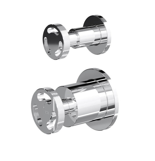 Dynamik 2-Plate Wall Mixer with Divertor - Chrome