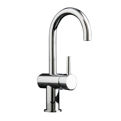 dan Elle Gooseneck Basin Mixer - Chrome