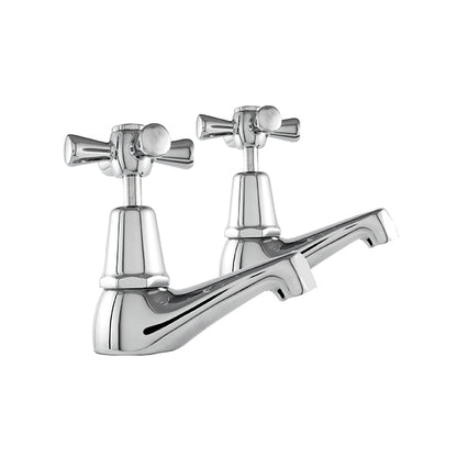 DESIGN Pillar Cocks pair - Full Chrome