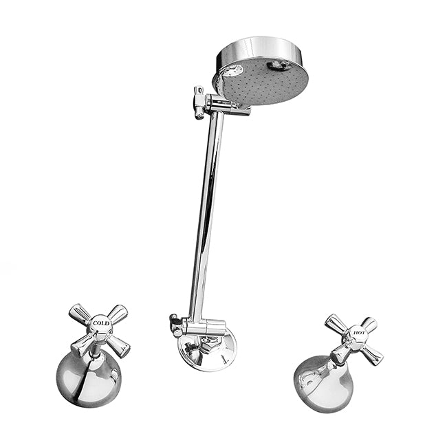 Design Shower Set Window Faced Package - Full Chrome