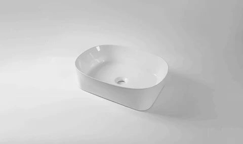 500*360*140mm Gloss White Above Counter Basin