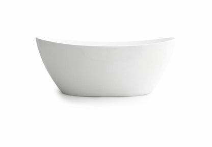 1500mm Freestanding Bathtub - Gloss White