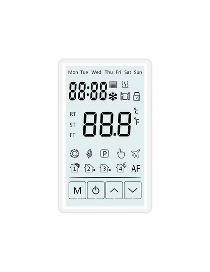 Eco 5.1in Dual Thermostat - White