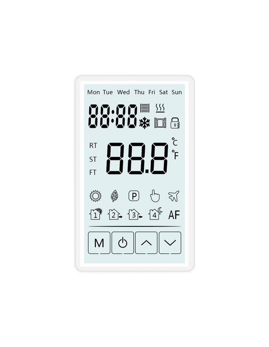 Eco 5.1in Dual Thermostat - White