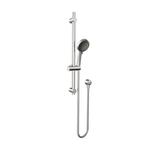 Elle Stainless Steel Hand Shower on Rail - Brushed Stainless