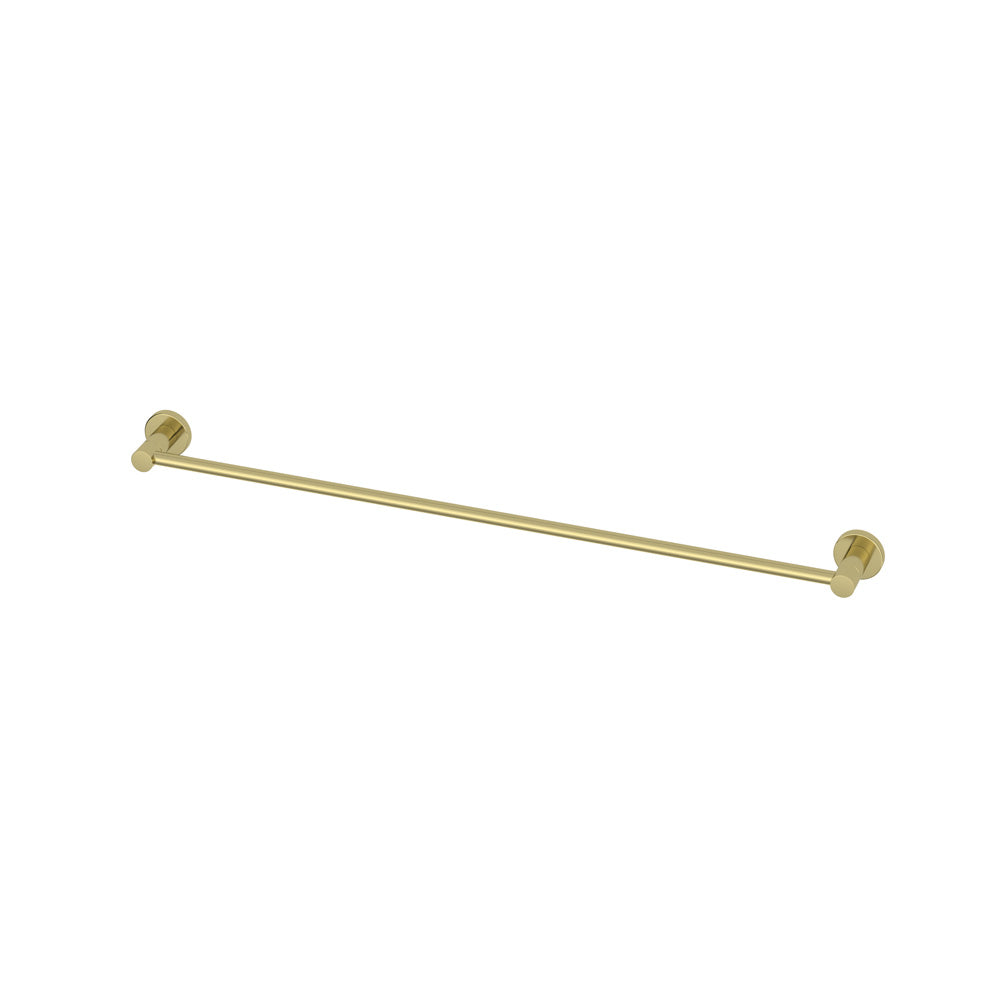 Elle Elite Single Towel Rail - Brushed Gold