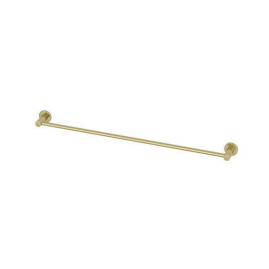 Elle Elite Single Towel Rail - Brushed Gold