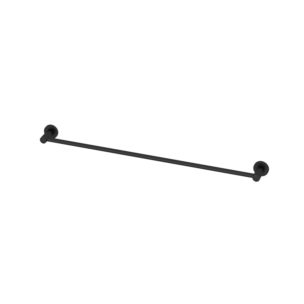 Elle Elite Single Towel Rail - Matte Black