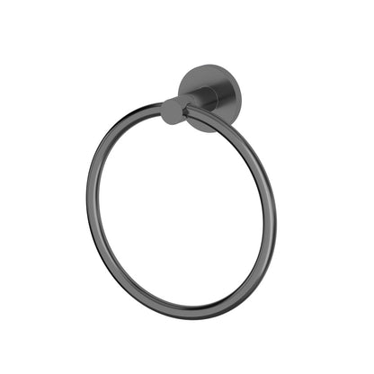 Elle Elite Towel Ring - Gun Metal