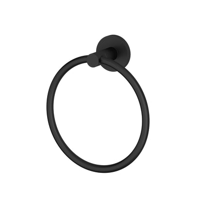 Elle Elite Towel Ring - Matte Black