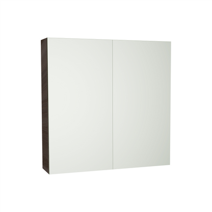 750mmx750mm Evie Shaving Cabinet - Dark Brown