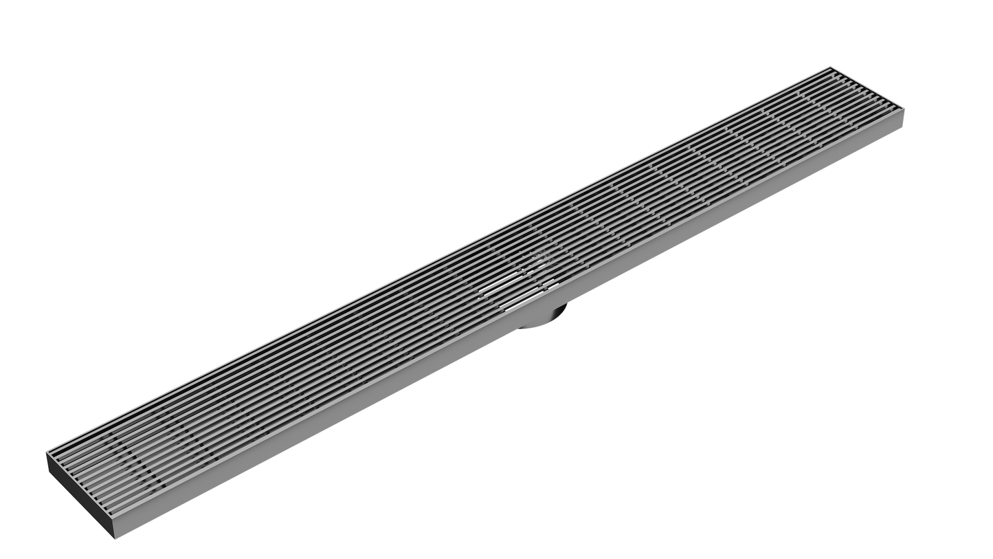 Ezyflow 1000mm Heelguard Linear Waste DN89 - Gunmetal